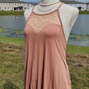 3 Shots Of Espresso Tank Top - Camel